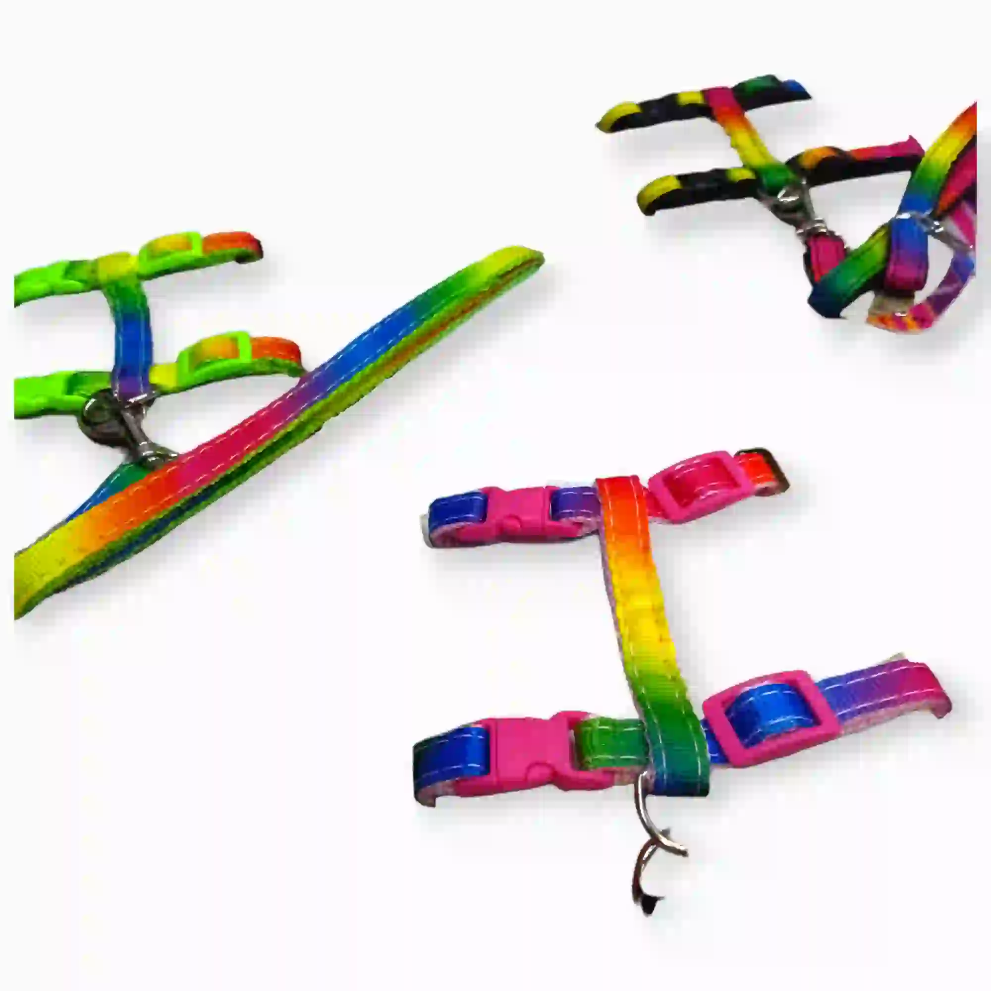 Conjunto Correa /Arnes Para Gato Modelo Arcoiris Unitalla 14079 - Imagen 3