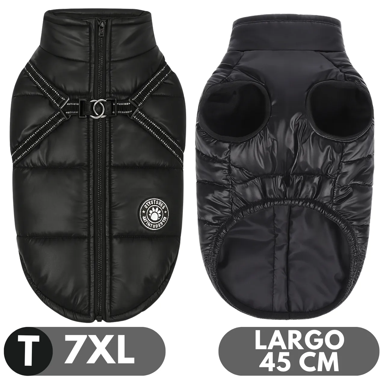 DogPro Jacket – Abrigo con Arnés Integrado 7 XL