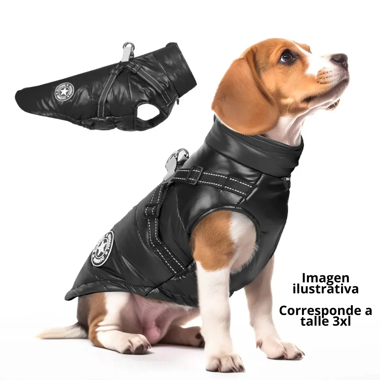 DogPro Jacket – Abrigo con Arnés Integrado 7 XL - Imagen 7