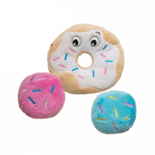 Juguete 3 Donut con Catnip para Gatos