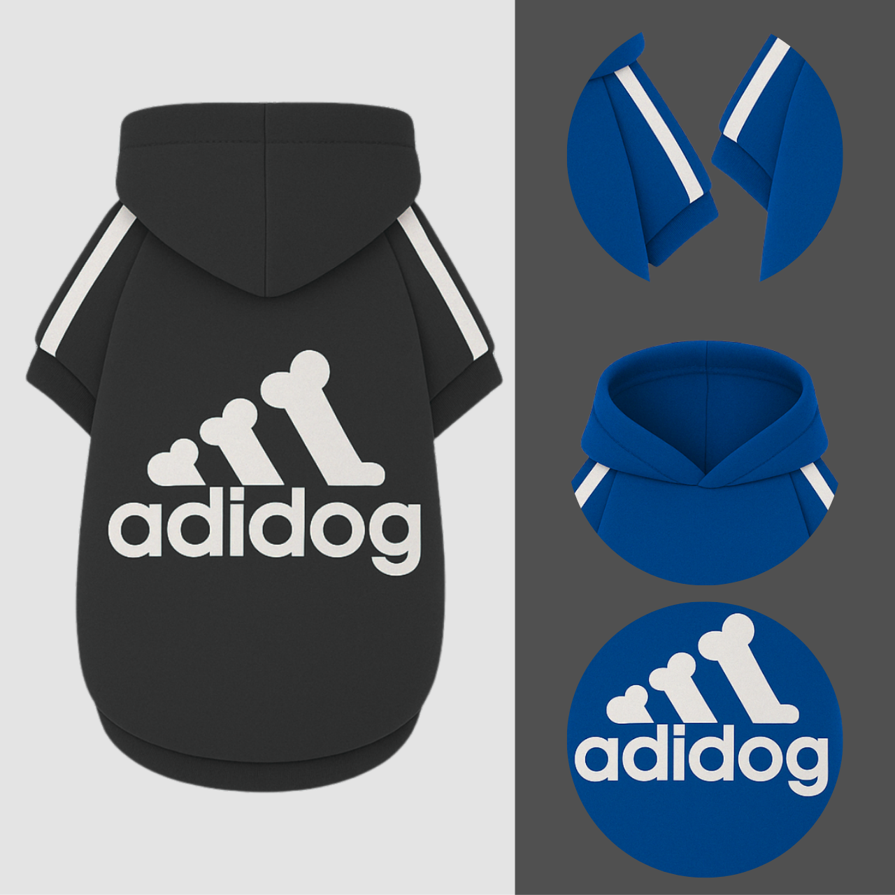 Sudadera Hoodie Para Perros Talle 3XL , Varios Colores – Adidog - Imagen 2