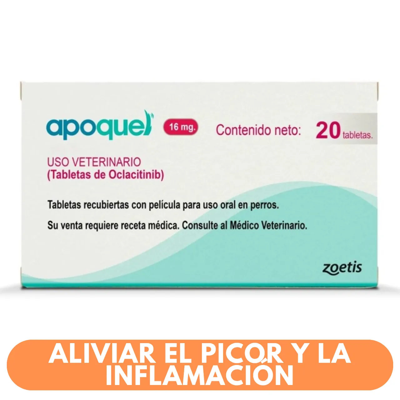 Apoquel 16 mg – 20 tabletas