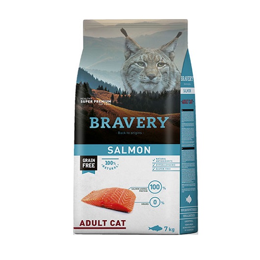 Bravery Salmón – Gato Adulto