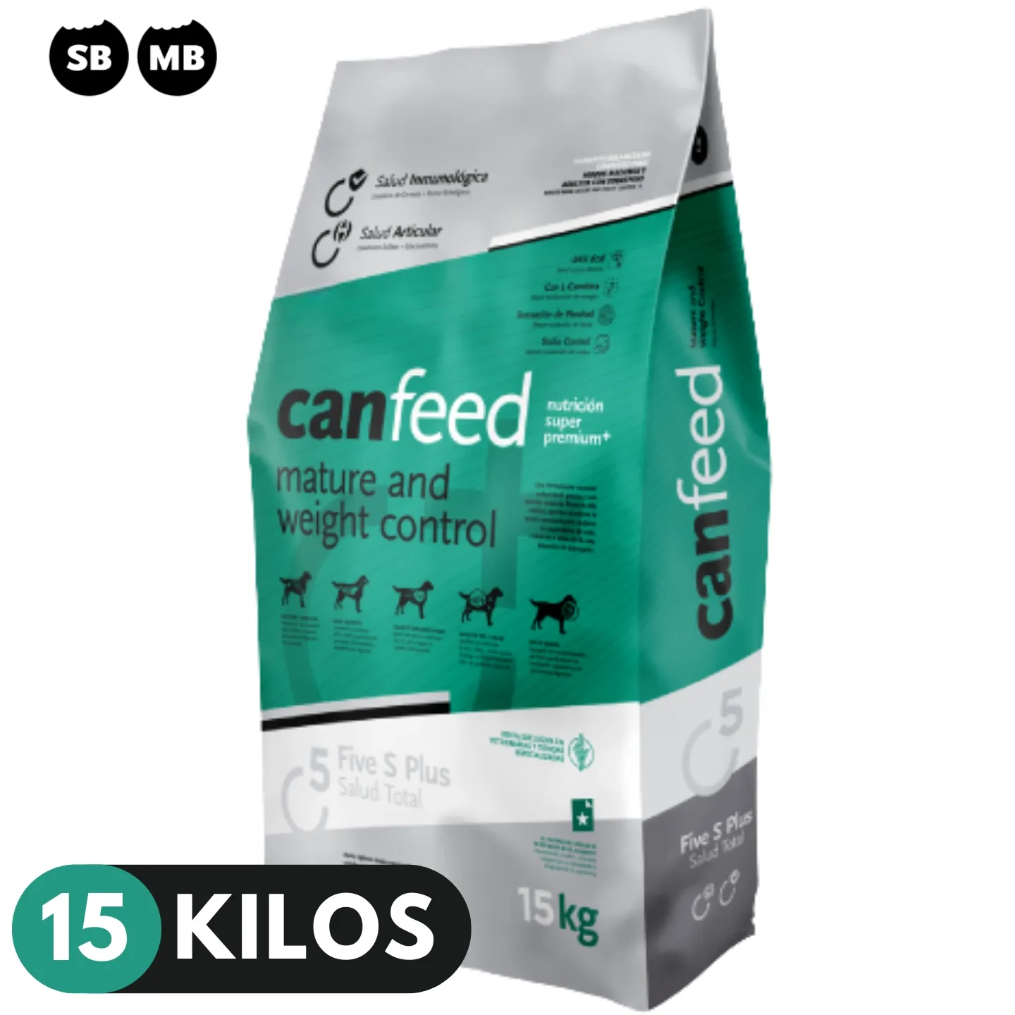 CanFeed Perro Mature and Weight Control 15 kg (Senior / Control de Peso / Light)