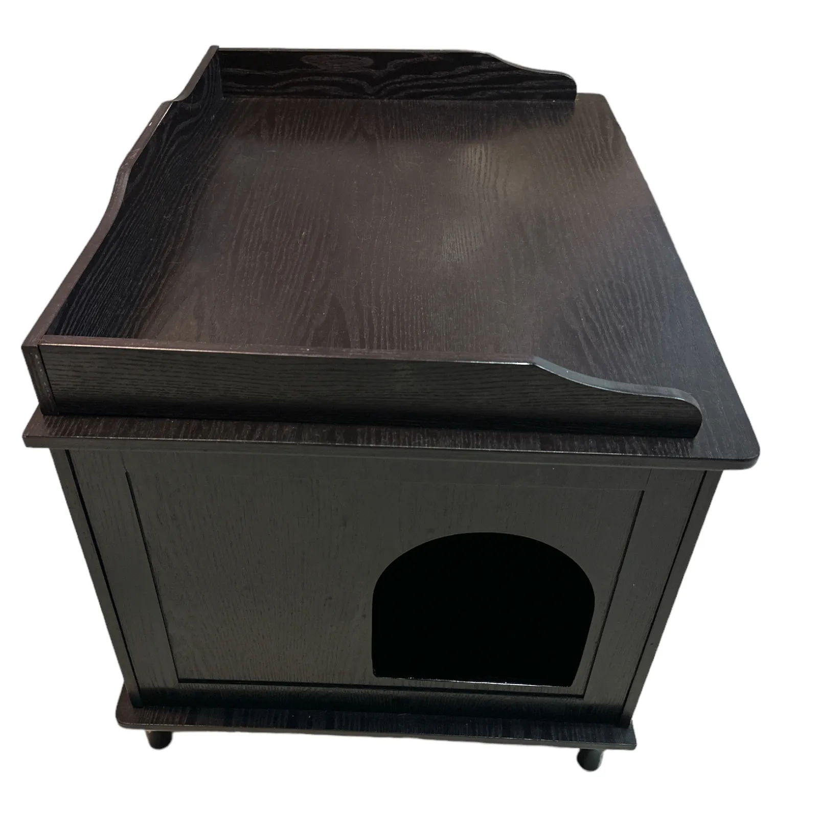 Casa Gato de Madera con Tapa Baby