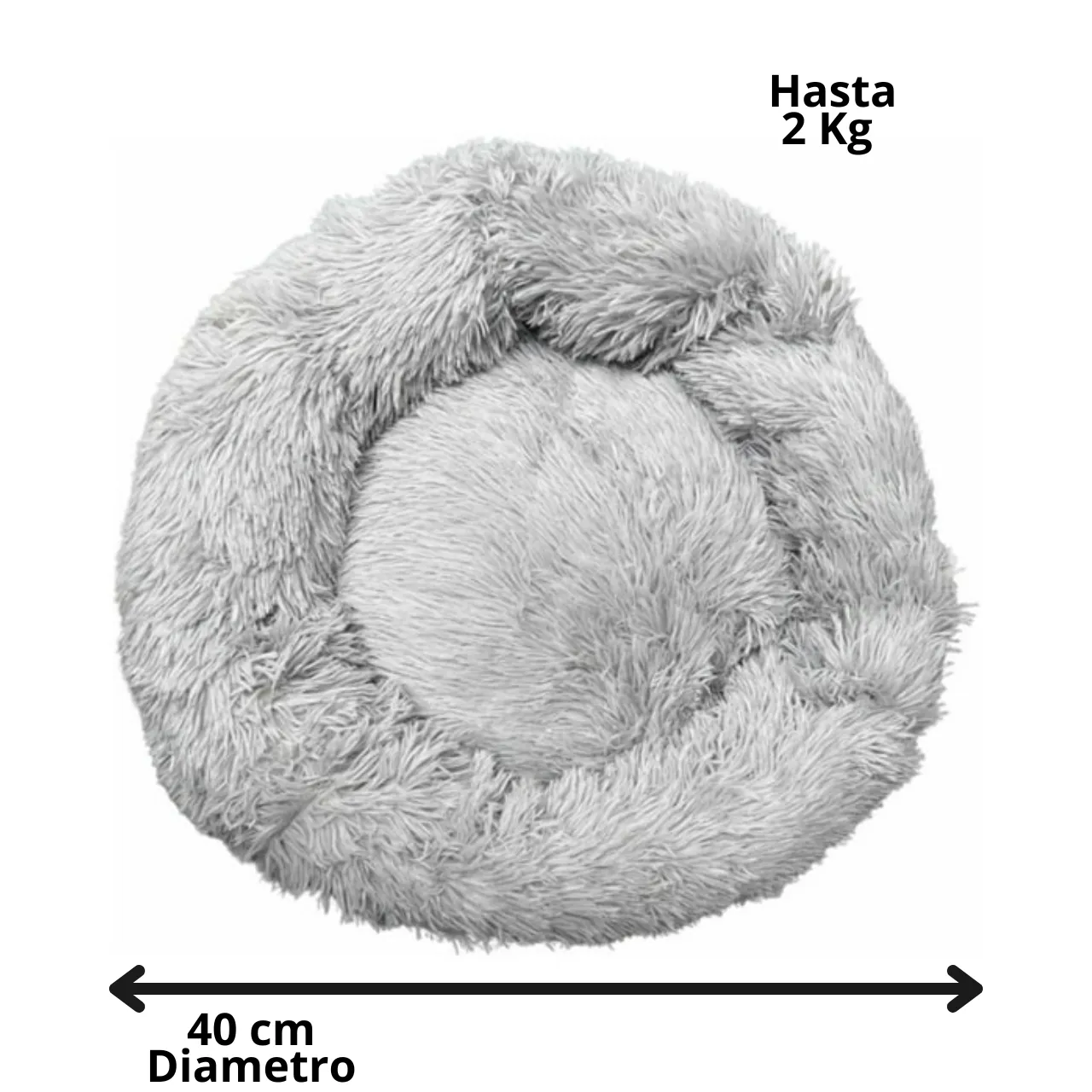 Cama Donut Ultrasuave 40 cm - Imagen 2