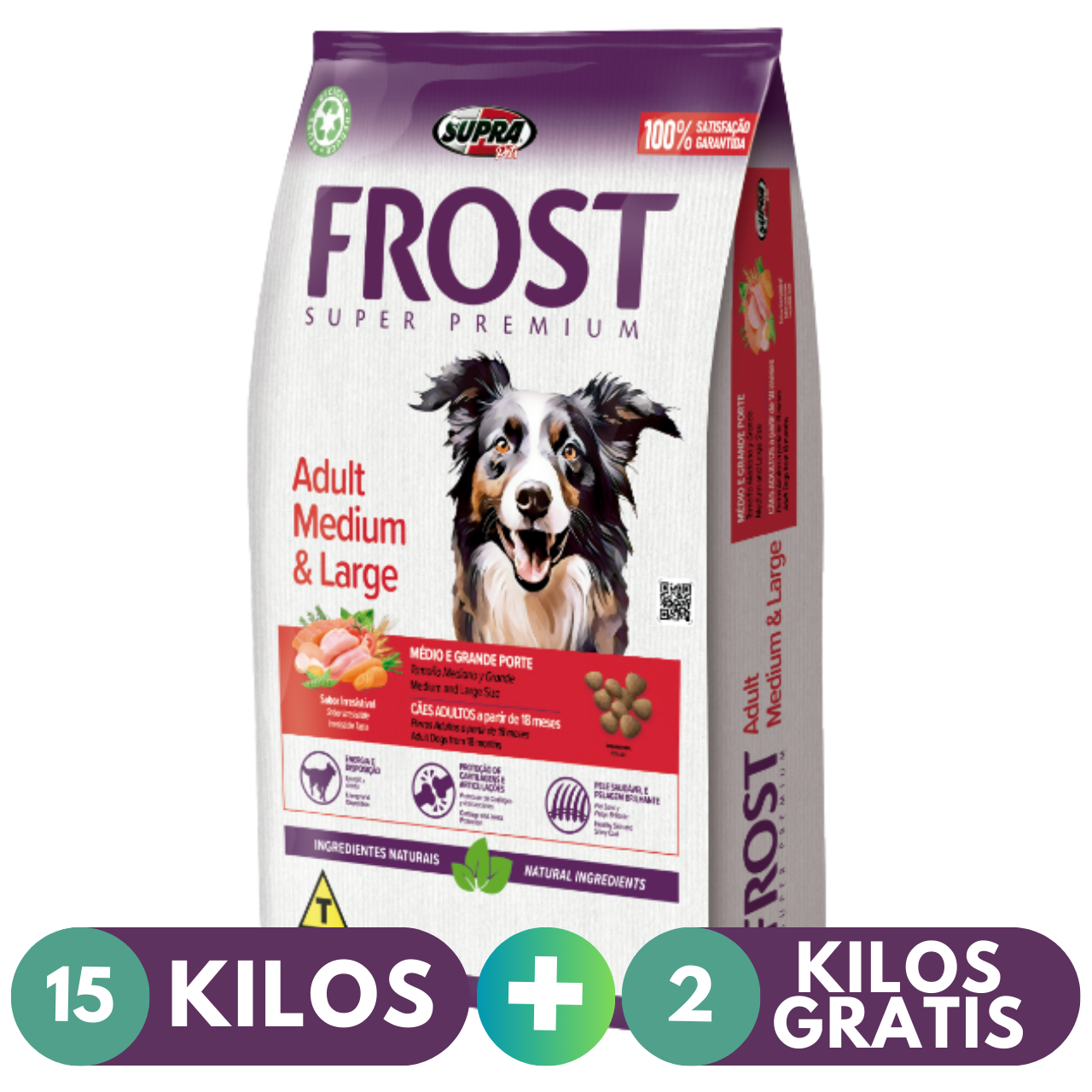 Frost Adult Medium y Large 15 +2 kg Gratis