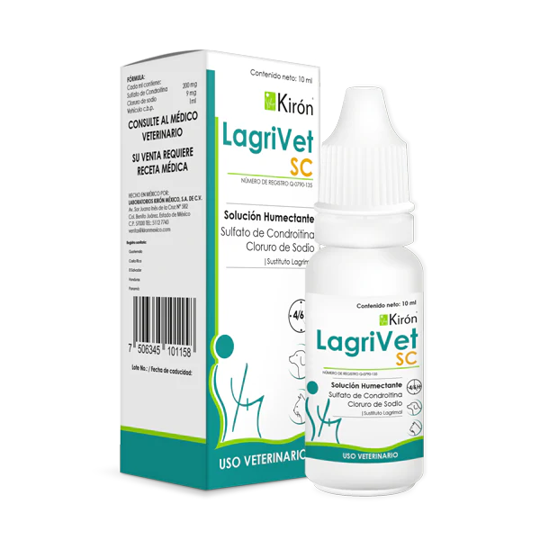 Kiron LagriVet SC Solución Humectante para Perros y Gatos, 10 ml