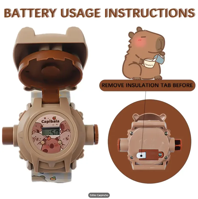 Reloj Infantil Digital «Capibara» - Imagen 3