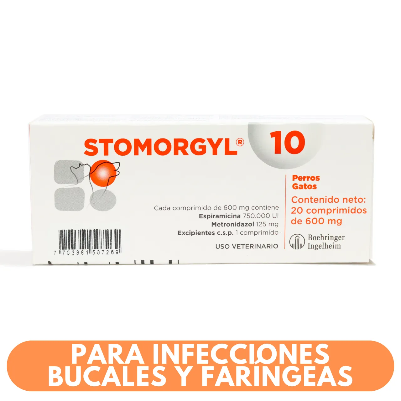 Stomorgyl 10 mg – 20 comprimidos