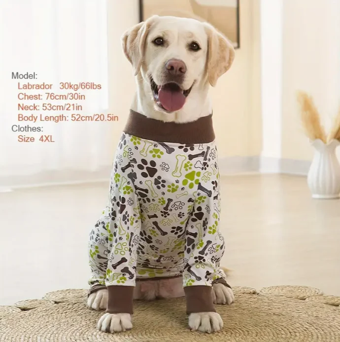 Pijama para perro larga-Talla XL - Imagen 4