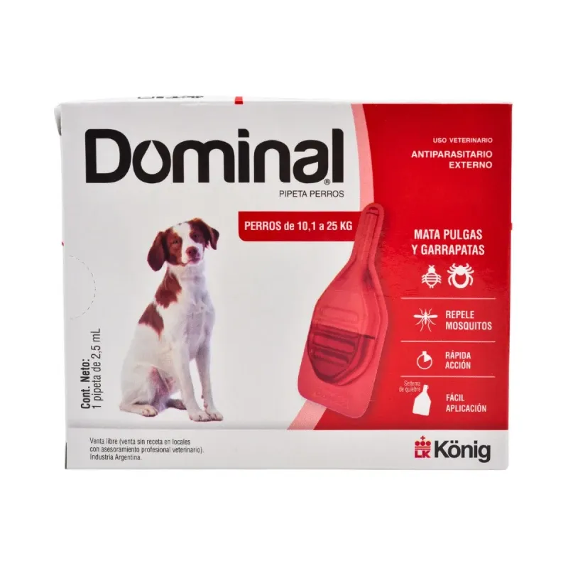 Pipeta Dominal Spot-On Perro de 10 a 25 kg - Imagen 4