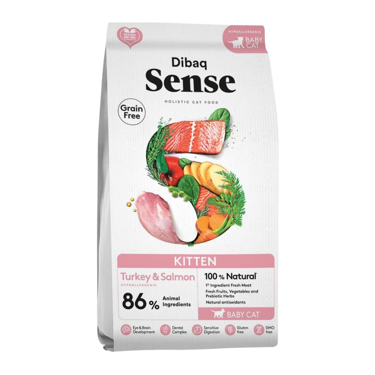 Alimento Sense Gatito Kitten Pavo y Salmón 1.5 kg